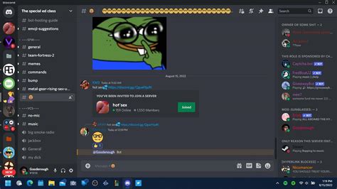 Click Save Changes. . Sex discord
